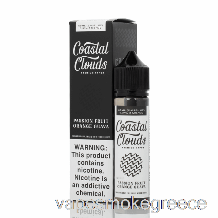 Vape Greece Passion Fruit Orange Guava - Coastal Clouds Co. - 60 Ml 6 Mg